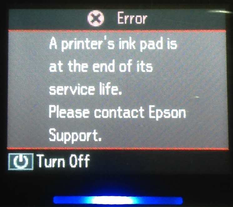 EPSON Adjustment Program Waste Ink Reset TX550W SX510W  pc